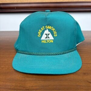 Town Talk Great Smokies Hilton Hat Mens One Size Vintage Green‎ Rope Snapback